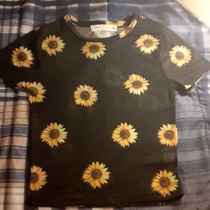 Sheet Sunflower overshirt
